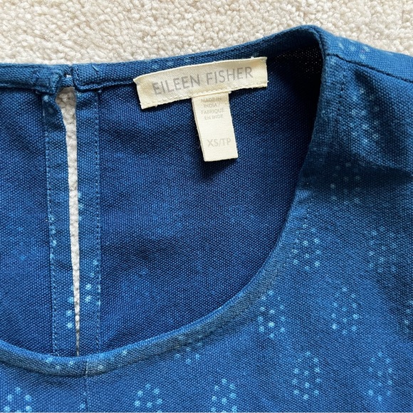 EILEEN FISHER 100% ORGANIC COTTON SLEEVELESS DRESS SIZE XS EFFORTLESS CASUAL - Picture 3 of 9